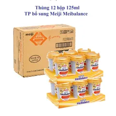 Thùng 12 hộp thực phẩm bổ sung Meiji Meibalance 125ml