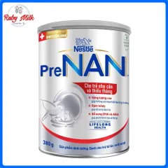 Sữa Bột Nestle PRENAN Lon  380g (Cho Trẻ Nhẹ Cân, Thiếu Tháng)
