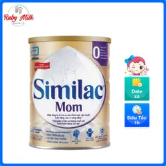 Sữa bột Similac Mom IQ Plus Hương Vani Lon 900g chính hãng