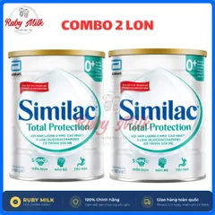 [COMBO 2 LON Sữa Bột Similac Total Protection 0+ Lon 800g Hỗ Trợ Bé Sinh Mổ (0-12 tháng)