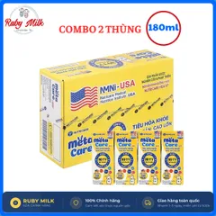 [Combo 2 Thùng] Thùng 48 hộp sữa pha sẵn Nutricare Metacare OPTI vàng 180ml