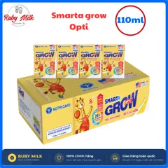 Sữa công thức dinh dưỡng Smarta Grow Opti 110ml - Nutricare tăng cường chiều cao trí não phát triển toàn diện