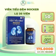 VIÊN TIỂU ĐÊM Rocker lọ 30 viên - Giảm triệu chứng tiểu đêm, tiểu nhiều lần, tiểu rắt, tiểu không tự chủ do thận kém
