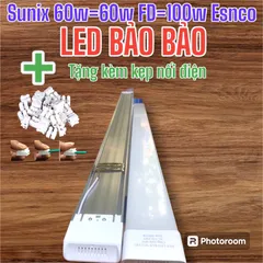 Bộ Đèn Led Bán Nguyệt 0,6m 1m2 18W 40W 45W 60W 100W Greenled, Esnco Ánh Sáng Trắng (đặt hàng từ 2 sp)