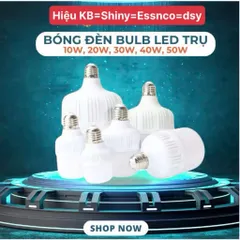 Bóng Đèn Led Trụ 10W, 20W, 30W, 40W, 50W, 65W - Đèn Led Chống Nước, Tiết Kiệm Điện 90%, Bóng Đèn Led Siêu Sáng cao cấp