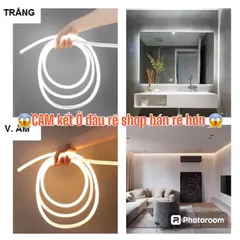 COMBO 10m KÈM NGUỒN LED NEON 360 ĐỘ SIÊU SÁNG, UỐN DẺO CHỐNG NƯỚC