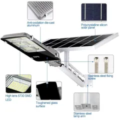 Đèn Năng Lượng Mặt Trời Công Xuất 300w Hàng Chính Hãng  Solar Light - Đèn Sân Vườn Cao Áp Năng Lượng Mặt Trời Cực Sáng