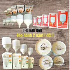 [Giá sỉ ]Đèn led 220V Búp trụ chui  E27 cao cấp 5w 10w 20w 30w 40w 50w tiết kiệm điện gía thùng bảo hành 2 năm