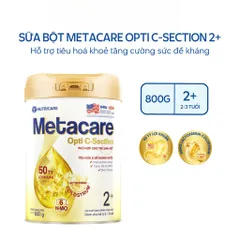Sữa Bột Nutricare METACARE OPTI C-SECTION 2+ Hỗ Trợ Tiêu Hoá Khoẻ Tăng Cường Đề Kháng Cho Trẻ Sinh Mổ Bé Từ 2-3 Tuổi