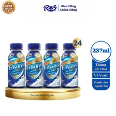 Sữa bột pha sẵn Ensure GOLD 237ml dạng chai phiên bản mới - Rubymilk276