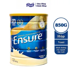 Sữa Bột Ensure Úc 850gr thích hợp cho người lớn, người ăn uống kém, người bệnh hoặc cho người cần phục hồi - Rubymilk276