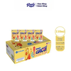 Thùng 48 hộp sữa bột pha sẵn Nutricare Smarta Grow Opti 110ml dinh dưỡng cho trẻ thấp còi ( Giao mẫu ngẫu nhiên )