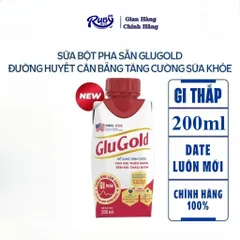 Combo 18 Hộp Sữa Dinh Dưỡng Pha Sẵn Nutricare GLUGOLD 200ml tăng cường sức khỏe cân bằng đường huyết