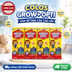 Combo 6 Lốc 180ml Sữa Colos Grow+ Opti - Dinh Dưỡng Cho Trẻ Nhẹ Cân, Thấp Còi, Tăng Cân & Chiều Cao Vượt Trội