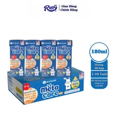 Sữa bột pha sẵn Metacare Eco 180ml Nutricare cho bé đề kháng khỏe, tăng cân cao lớn