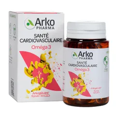 [CHÍNH HÃNG] Viên Uống Omega 3 Arkogélules Arkopharma Pháp (Hộp 60 Viên)