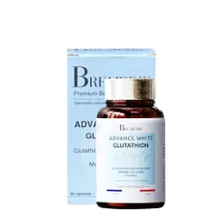ADVANCE WHITE GLUTATHION - Viên Uống Hỗ trợ Trắng Sáng Da, Hộp 60 Viên