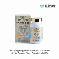 Nano Growth Habit EX 120 Viên Nhật Bản – Viên Uống Tăng Chiều Cao & Phát Triển Trí Não Cho Trẻ, Bổ Sung Canxi DHA