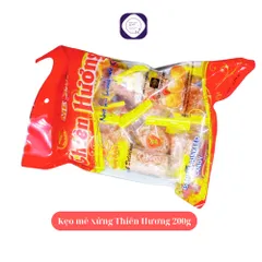 Kẹo mè xửng Thiên Hương, một túi nhiều cái kẹo nhỏ bên trong, đặc sản Huế, date luôn mới