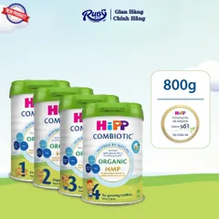 Sữa bột công thức HiPP Organic Combiotic Đủ Số