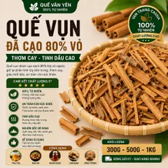 Quế vụn đã cạo vỏ 80%. Thơm cay - Đậm vị. nấu phở, thắng cố, sốt vang, pha trà.