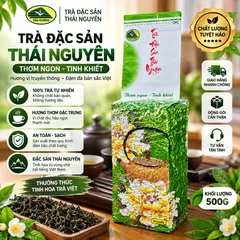Trà Búp Non Ngon Gói 100g Trà bắc Thái Nguyên, nước xanh hậu ngọt