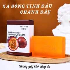 Xà bông tinh dầu chanh dây mờ thâm, sáng da, ngừa mụn, chống lão hóa, không khô da SIMISI hộp 90g