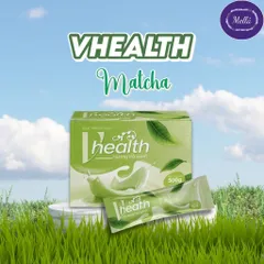 Ngũ cốc dinh dưỡng Vhealth hương trà xanh/ tăng sức đề kháng, hỗ trợ cung cấp dinh dưỡng/ 1 hộp 20 gói