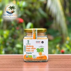 Đường hoa dừa hữu cơ Sokfarm 160g - Đường hữu cơ cho bé ăn dặm.