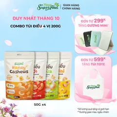 (MỚI) Hạt Điều Nhân Vị Mật Ong, Sữa Dừa, Tỏi Ớt, Phô Mai Thơm Ngon, Ăn Vặt Lành Mạnh Từ You Superfood