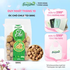 Óc Chó Chile Thượng hạng, Nguyên quả, Túi 500g - Your Superfood