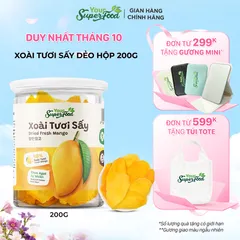 Xoài Sấy Dẻo Ít Đường 2% Đường Thơm Ngon Từ Your Superfood