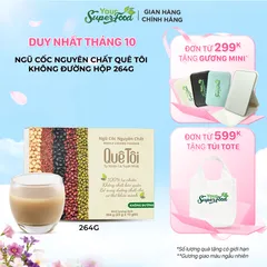 Ngũ Cốc Nguyên Chất Quê Tôi, Không Đường, Hộp 264g - Your Superfood
