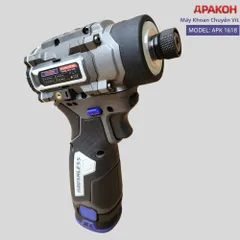 Máy Khoan Chuyên Vít Có Búa APAKOH APK-1618Có Búa Lực Siết 150N.m 340rmp/min Động Cơ Không Chổi Than, Bảo Hành 12 Tháng.