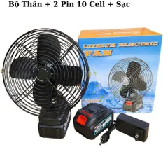Quạt Tích Điện Lồng Sắt Cánh Sắt Sử Dụng Chân Pin Phổ Thông M21