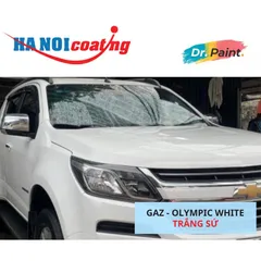 [TẶNG NHÁM] Bình Sơn Xịt Xóa Vết Xước Xe Ô tô CHEVROLET TRAILBLAZER Màu TRẮNG SỨ code GAZ - OLYMPIC WHITE | DR.PAINT