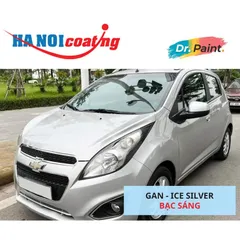 [TẶNG NHÁM] Bình sơn Xịt Xóa Vết Xước Xe Ô tô CHEVROLET SPARK Màu BẠC SÁNG code GAN - ICE SILVER chính hãng DR.PAINT