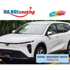 Bình sơn Xịt Xóa Vết Xước xe Ô tô VINFAST LIMO GREEN màu Trắng Sứ mã màu N5P8B - BRAHMINY WHITE chính hãng DR.PAINT