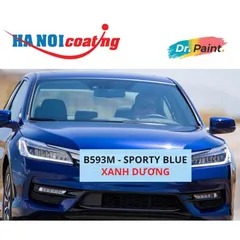 [TẶNG NHÁM] Sơn Xịt Xóa Vết Xước cho xe HONDA ACCORD màu XANH DƯƠNG mã màu B593M - SPORTY BLUE chính hãng DR.PAINT