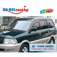 Bình sơn Xịt Xóa Vết Xước Xe Ô tô TOYOTA ZACE Màu XANH ĐEN + BẠC HỒNG code 2JL - DARK GREEN + WARM SILVER chính hãng DR.