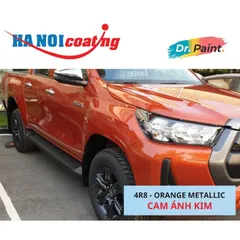 [TẶNG NHÁM] Sơn Xịt Xóa Vết Xước cho xe TOYOTA HILUX Màu CAM ÁNH KIM code 4R8 - ORANGE METALLIC chính hãng DR.PAINT