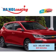 [TẶNG NHÁM] Bình sơn Xịt Xóa Vết Xước Xe Ô tô CHEVROLET AVEO Màu ĐỎ NHUNG Code GCS - VELVET RED chính hãng DR.PAINT