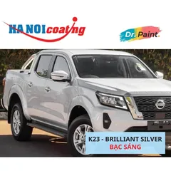 Bình sơn Xịt Xóa Vết Xước Xe Ô tô NISSAN NAVARA Màu BẠC SÁNG Code K23 - BRILLIANT SILVER chính hãng DR.PAINT