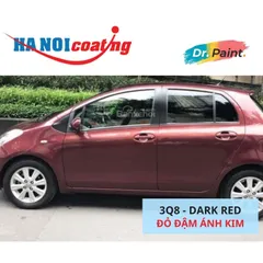 Sơn Xịt Xóa Vết Xước cho xe TOYOTA YARIS Màu ĐỎ ĐẬM ÁNH KIM code 3Q8 - DARK RED chính hãng DR.PAINT