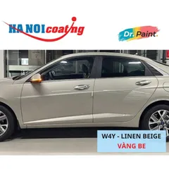 Bình sơn Xịt Xóa Vết Xước Xe Ô tô HYUNDAI ACCENT Màu VÀNG BE code W4Y - LINEN BEIGE chính hãng DR.PAINT