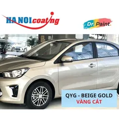 Bình sơn Xịt Xóa Vết Xước Xe Ô tô KIA SOLUTO Màu VÀNG CÁT Code QYG - BEIGE GOLD chính hãng DR.PAINT