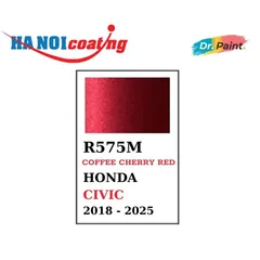 Sơn Xịt Xóa Vết Xước cho xe HONDA CIVIC màu ĐỎ CHERRY mã màu R575M - COFFEE CHERRY RED chính hãng DR.PAINT.