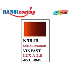 Bình Xịt Xóa Vết Xước cho xe Ô tô VINFAST LUX A 2.0 màu ĐỎ CAM ÁNH KIM mã màu N5R4B - ACTION ORANGE chính hãng DR.PAINT