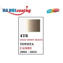Bình sơn Xịt Xóa Vết Xước Xe Ô tô TOYOTA CAMRY Màu VÀNG CÁT Code 4T8 - GOLD SANDY BEACH chính hãng DR.PAINT