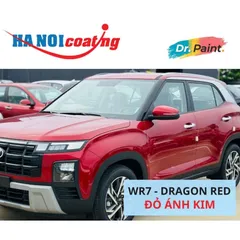 Bình sơn Xịt Xóa Vết Xước Xe Ô tô HYUNDAI CRETA Màu ĐỎ ÁNH KIM code WR7 - DRAGON RED chính hãng DR.PAINT